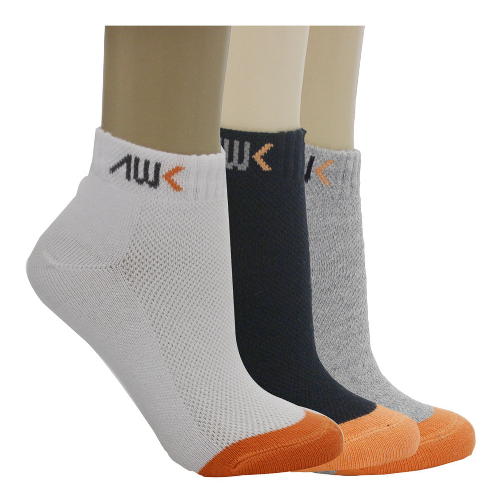 Meia lupo Artwalk Kit 3 Unissex
