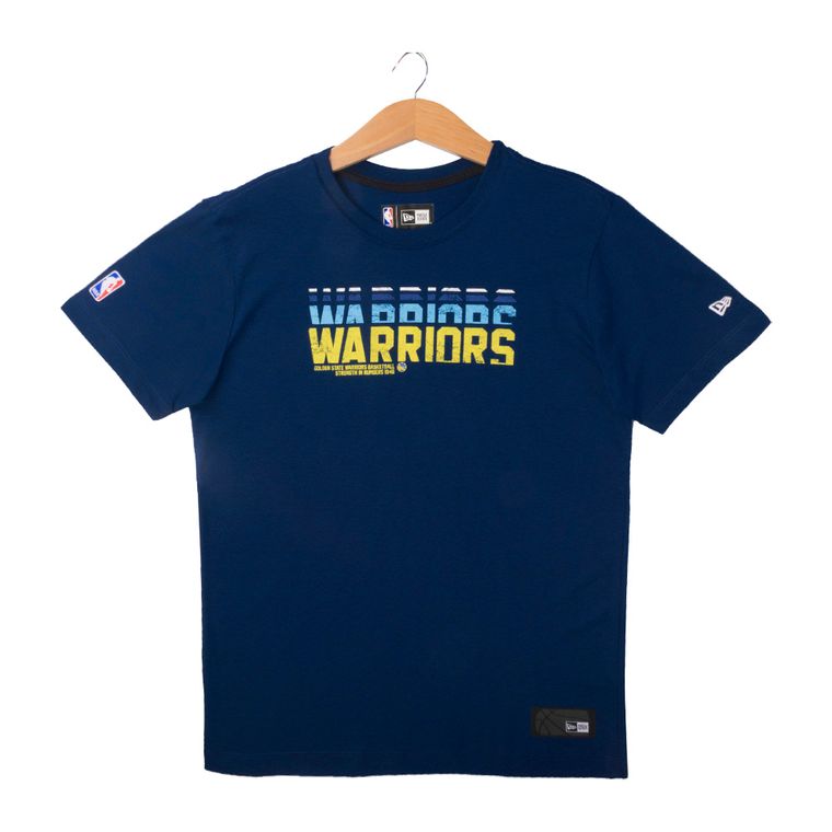 Camiseta-New-Era-Neon-Corrosao-Color-Golden-State-Warriors-Masculina-Azul