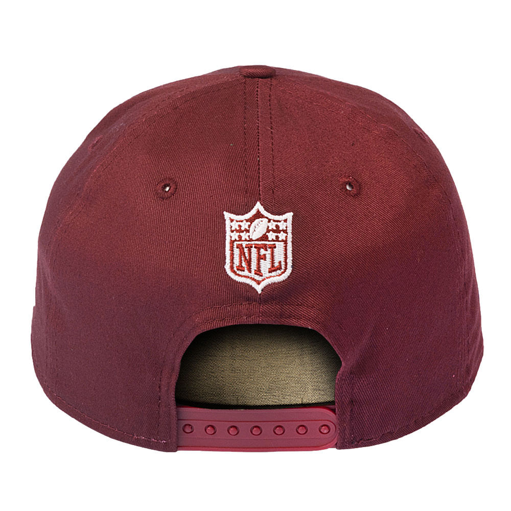 Boné New Era Snapback 950 Washington Redskins Cinza - Compre Agora