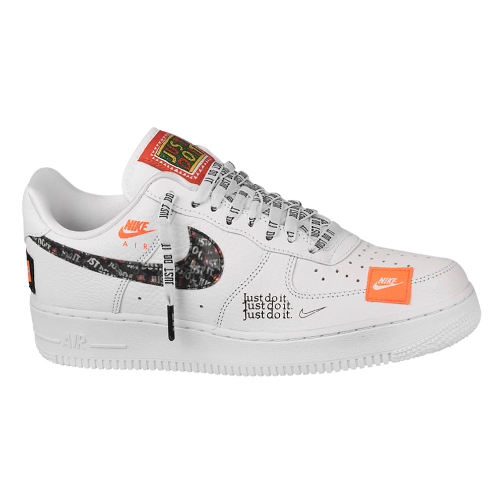 tenis nike just do it preto e branco