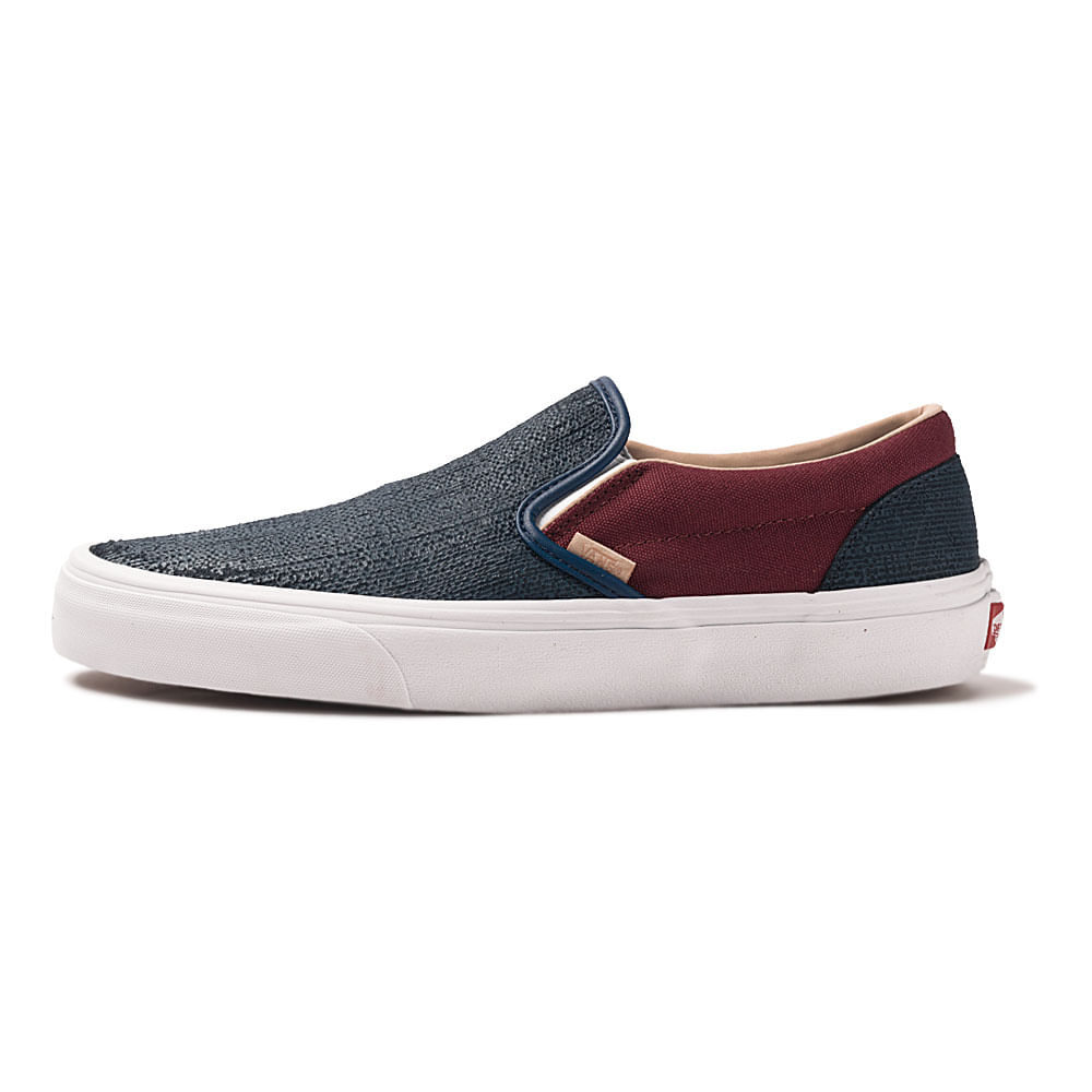 vans slip on azul