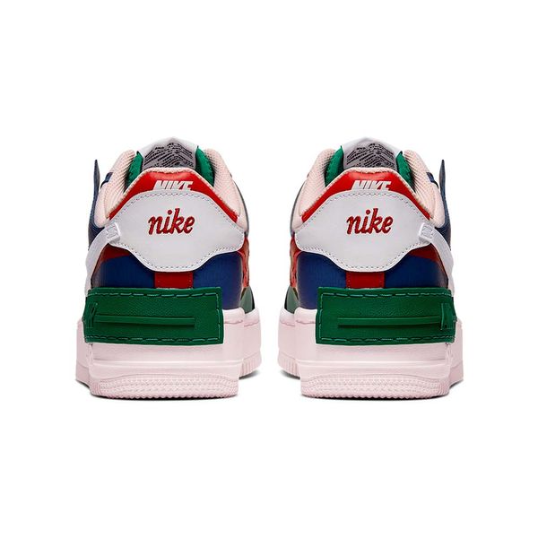 tênis nike air force 1 couro feminino multicolor