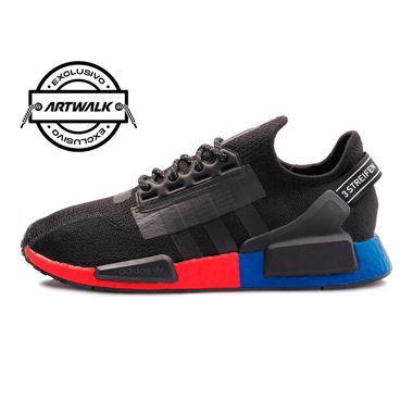 adidas nmd preto azul e vermelho