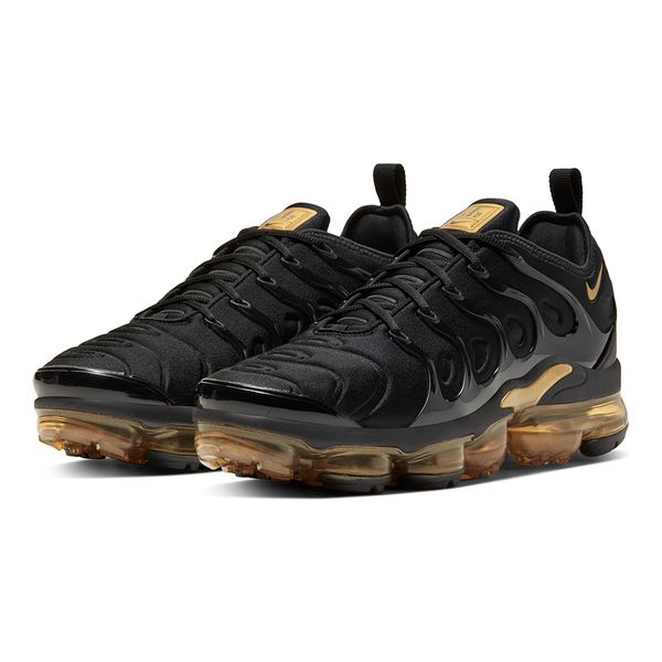 vapormax plus preto e dourado original