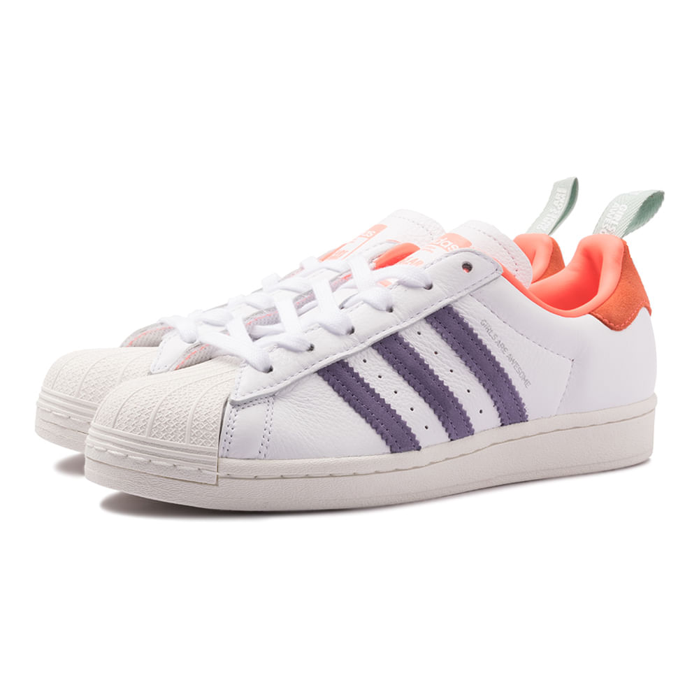 Adidas superstar clearance pink multicolor