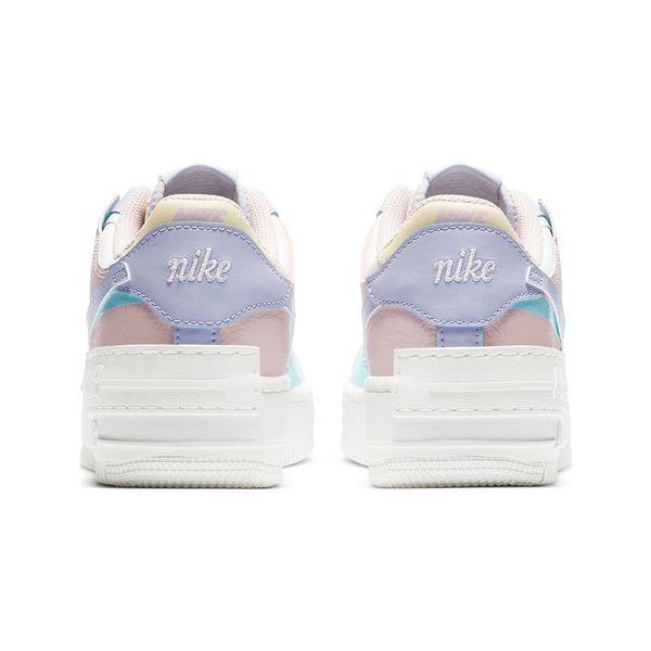 tenis nike air force 1 shadow feminino multi colorido pastel