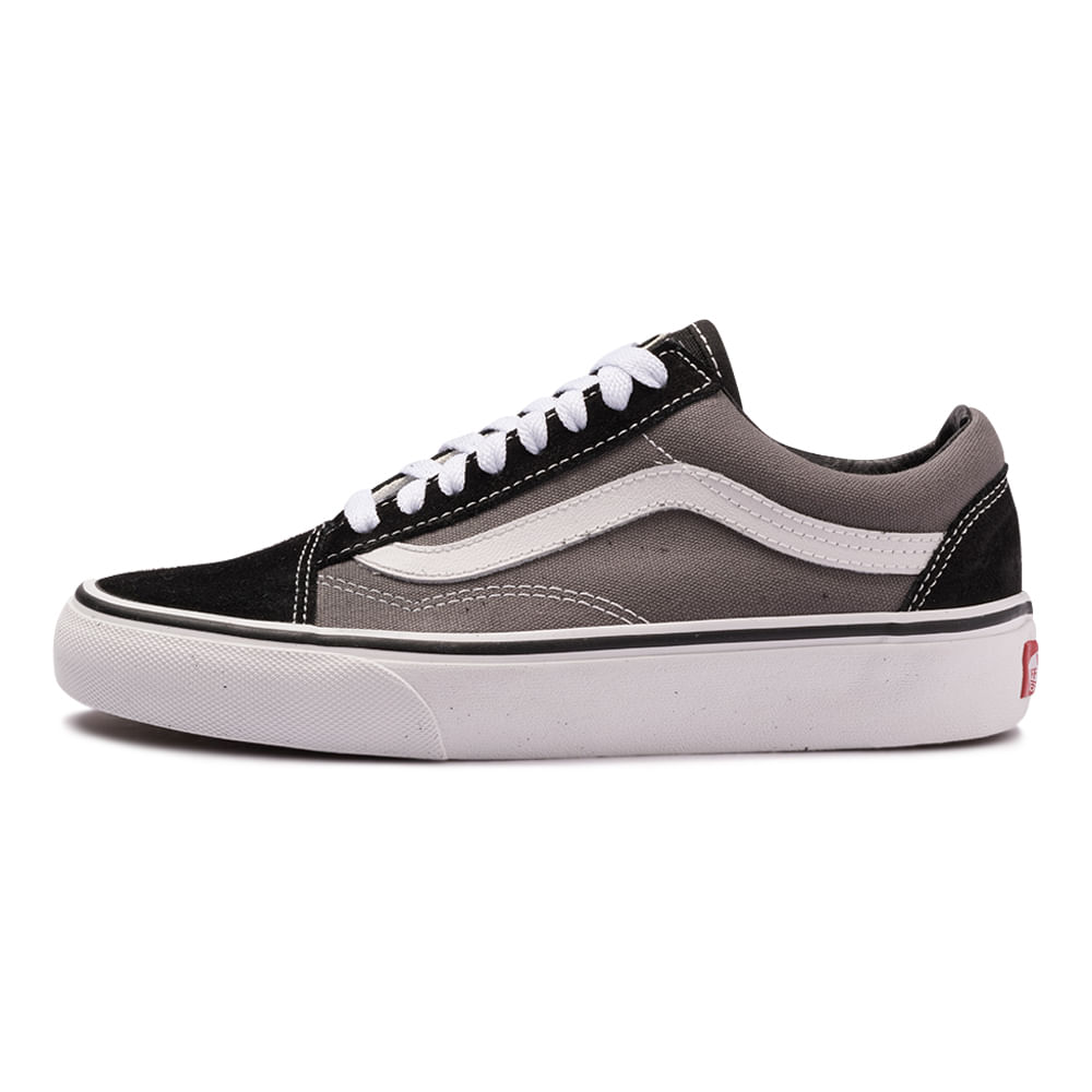 old school vans cinza