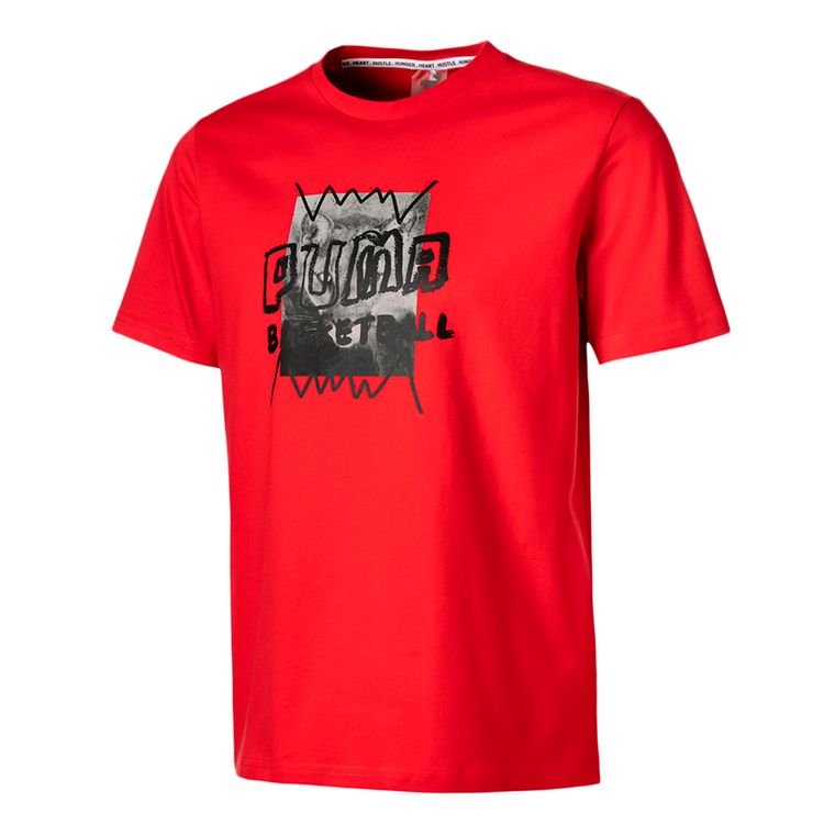 Camiseta-Puma-Street-Masculina-Vermelho