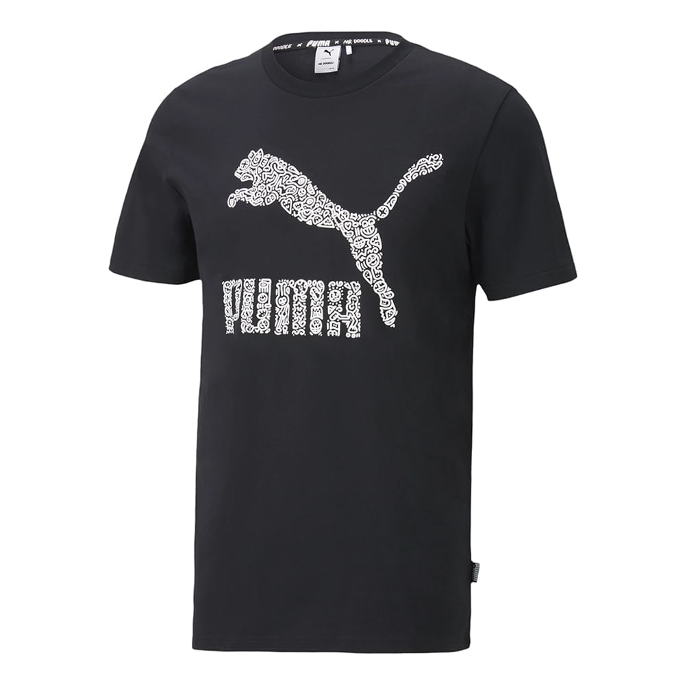 Camiseta-Puma-X-Mr-Doodle-Masculina-Preta