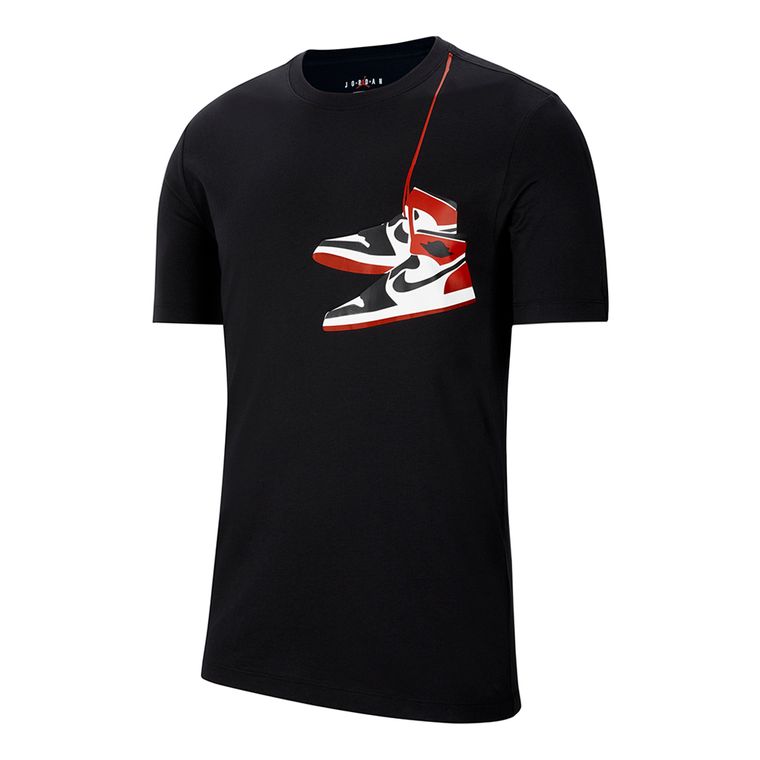 Camiseta-Jordan-AJ1-Shoe-Masculina-Preta