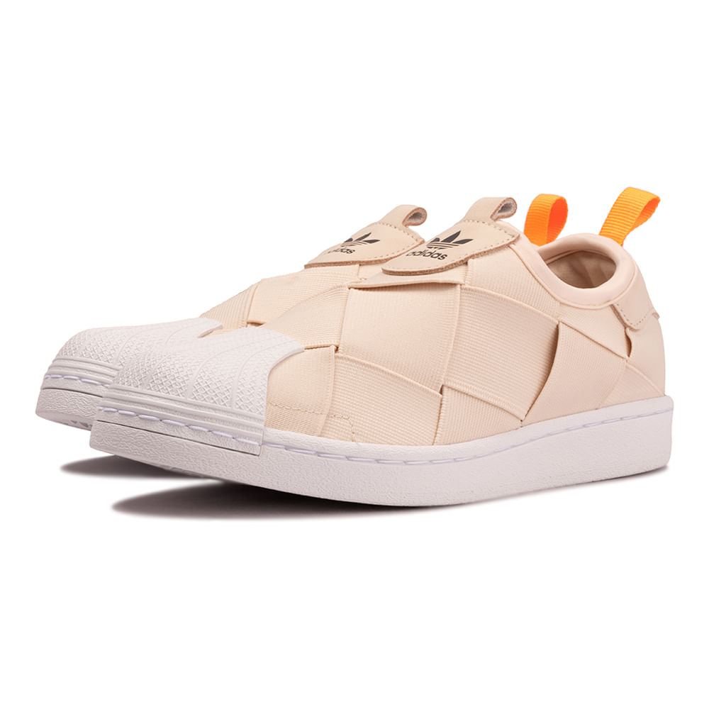 Adidas superstar slip on Orange best sale femme