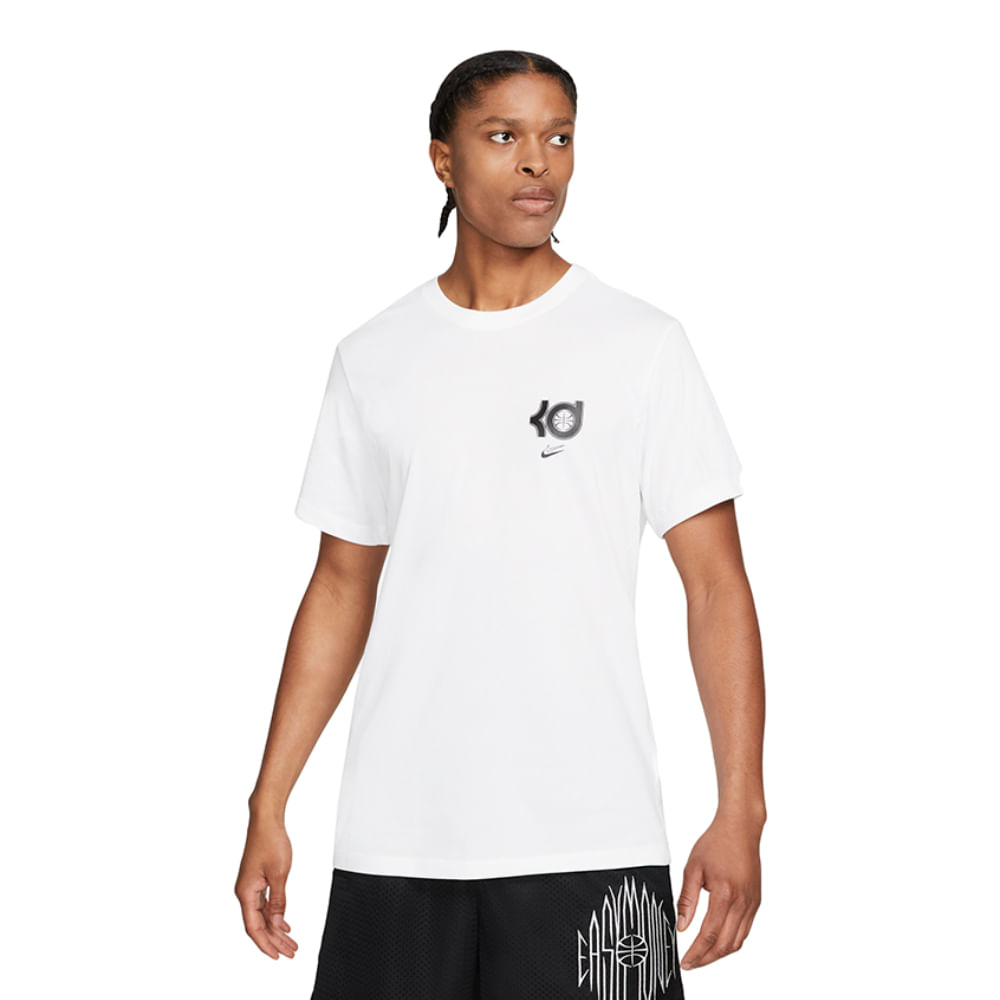 Camiseta-Nike-Dri-FIT-KD-Logo-Masculina-Branca