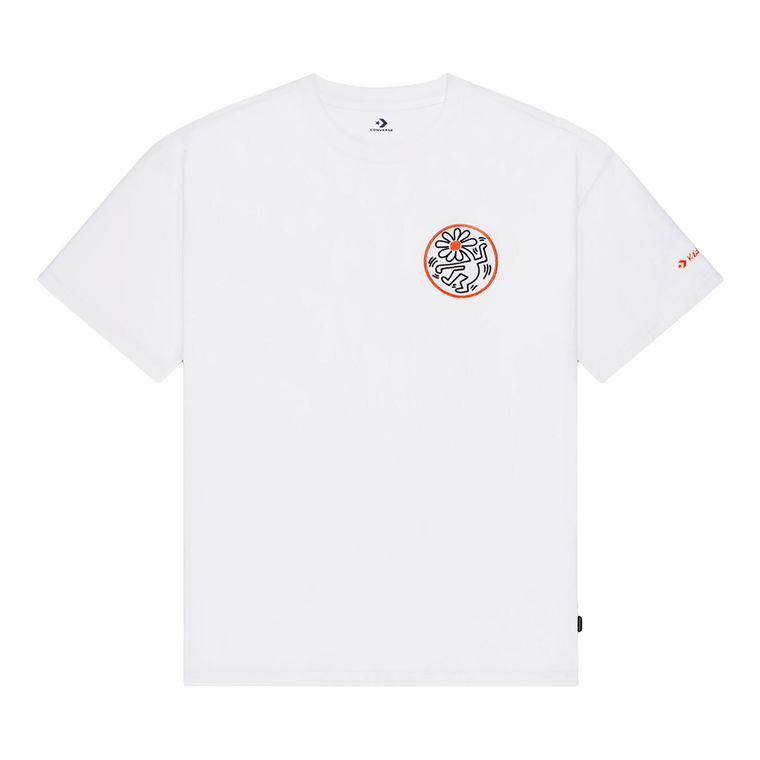 Camiseta-Converse-X-Keith-Haring-Branca