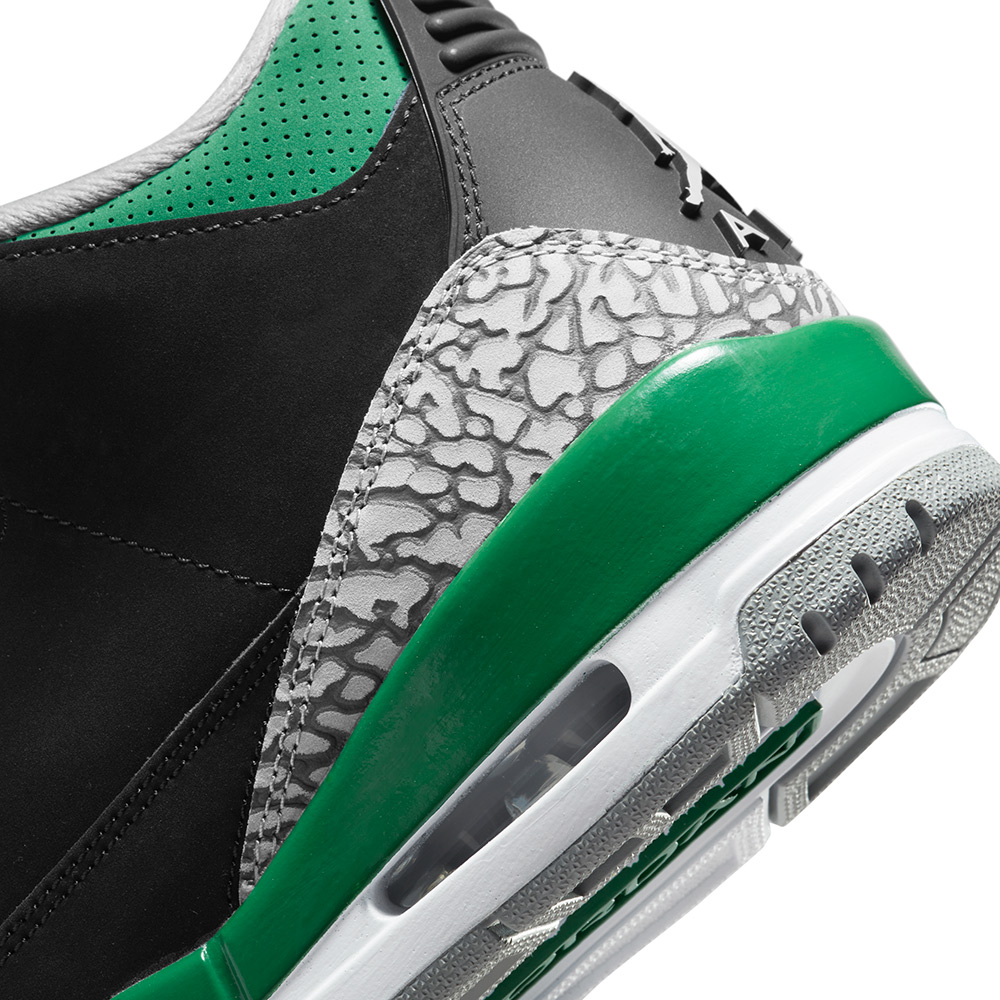 nike jordan retro 3 pine green