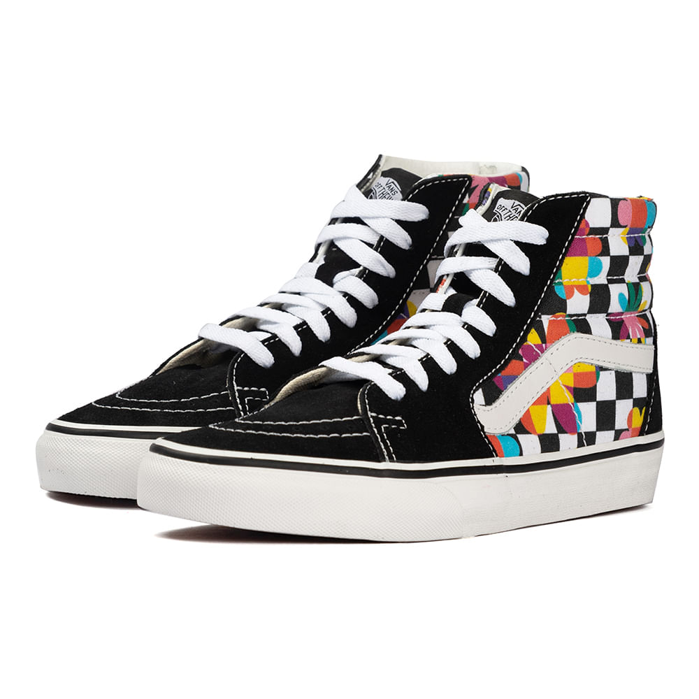 vans high top colorful