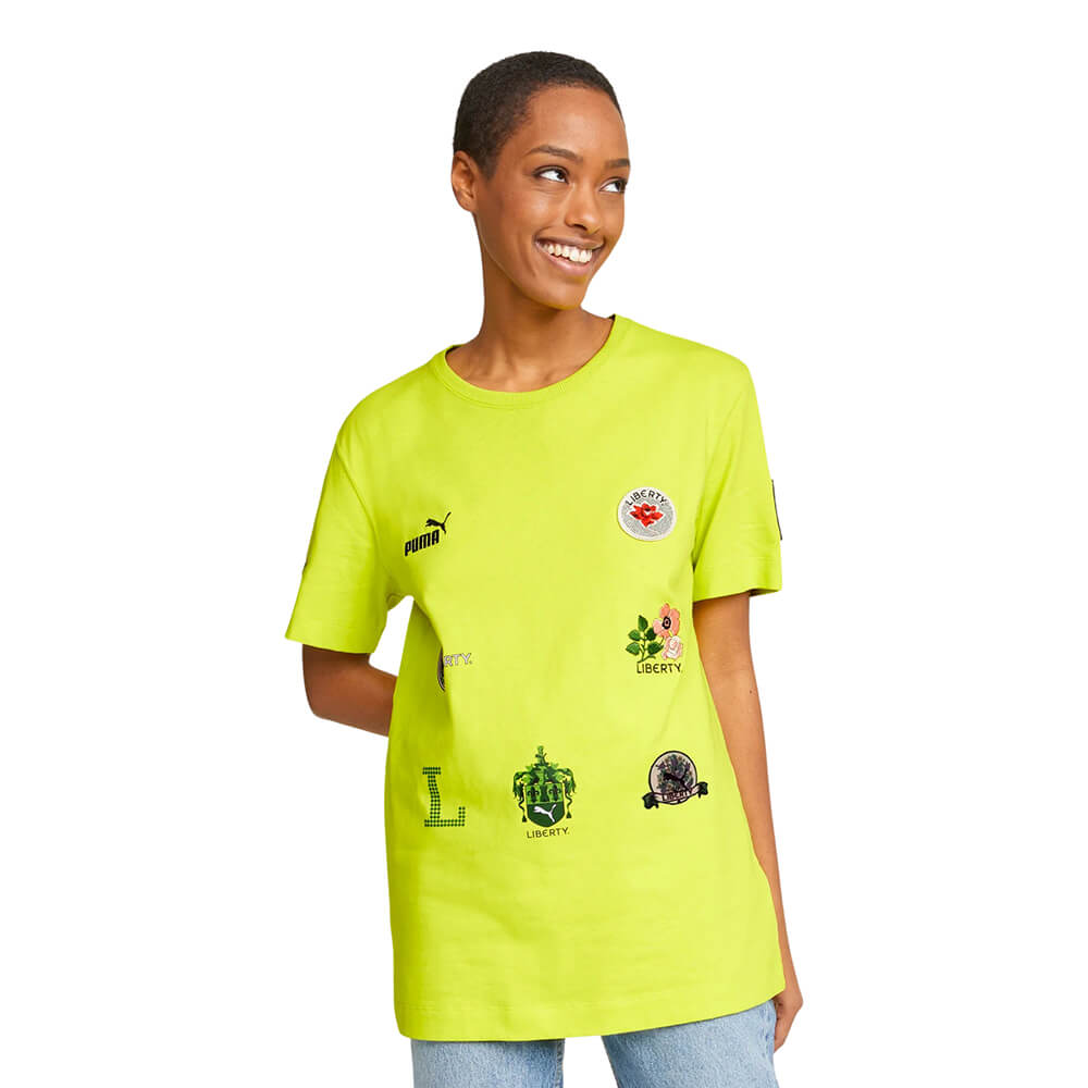 Camiseta-Puma-X-Liberty-Badge-Feminino-Verde