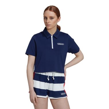 Camisa-Polo-adidas-Trefoil-Feminina-Azul-1