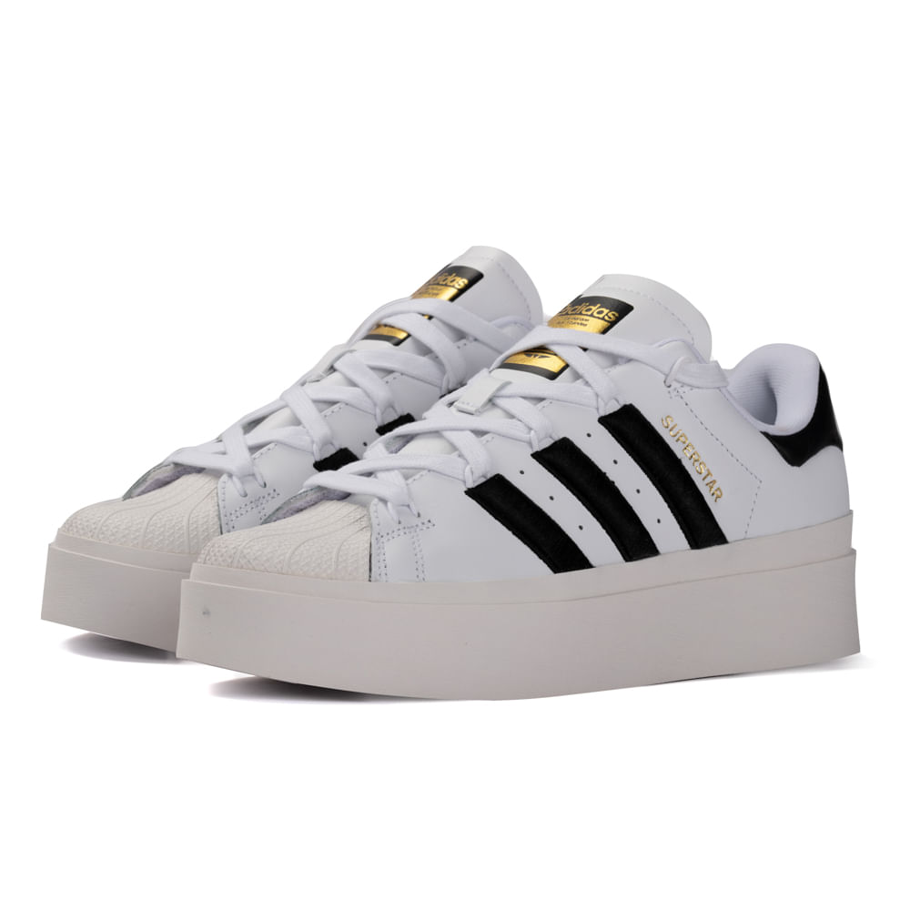 Tenis Adidas Superstar Feminino Branco/Cobre - NewSkull