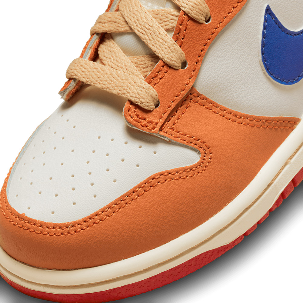 Nike sb dunk hot sale high orange blue