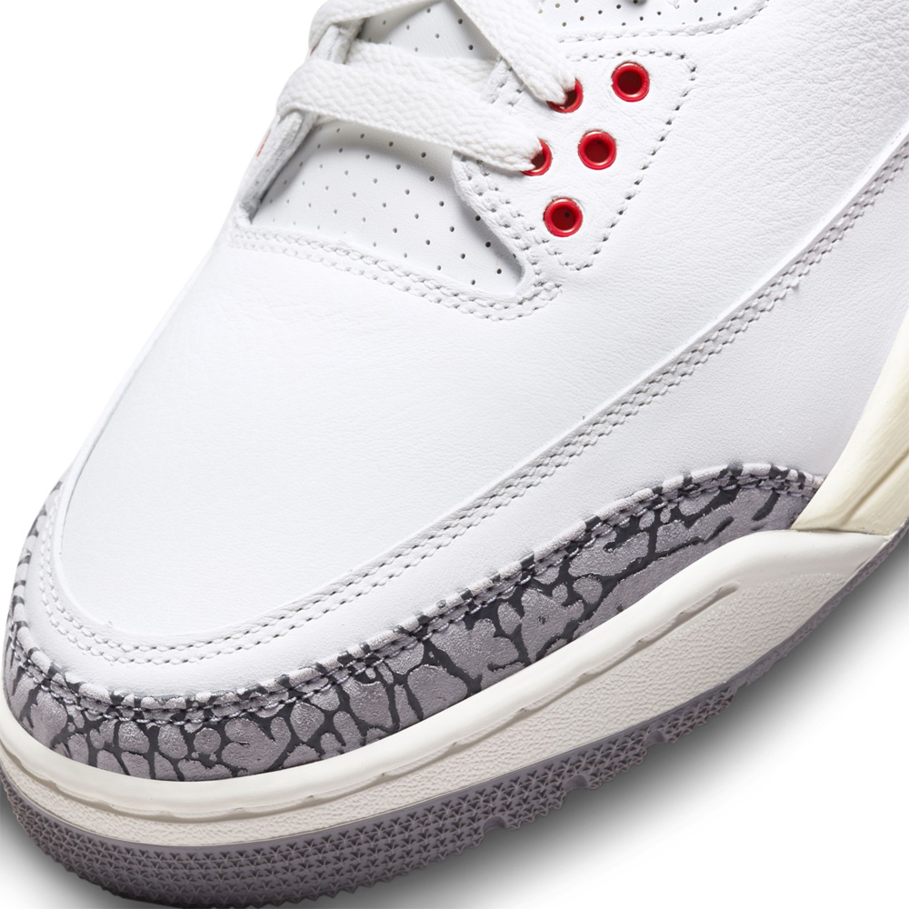 Nike air jordan white hot sale cement