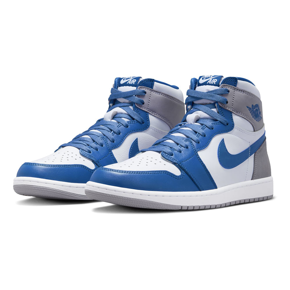 Blue and white clearance air jordan ones