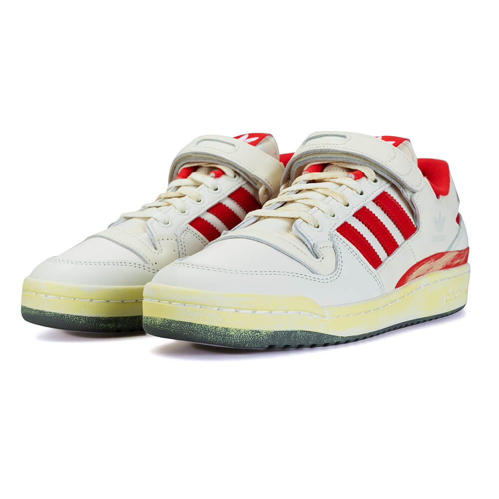 Tênis Adidas Forum 84 Low AEC Cloud White Red