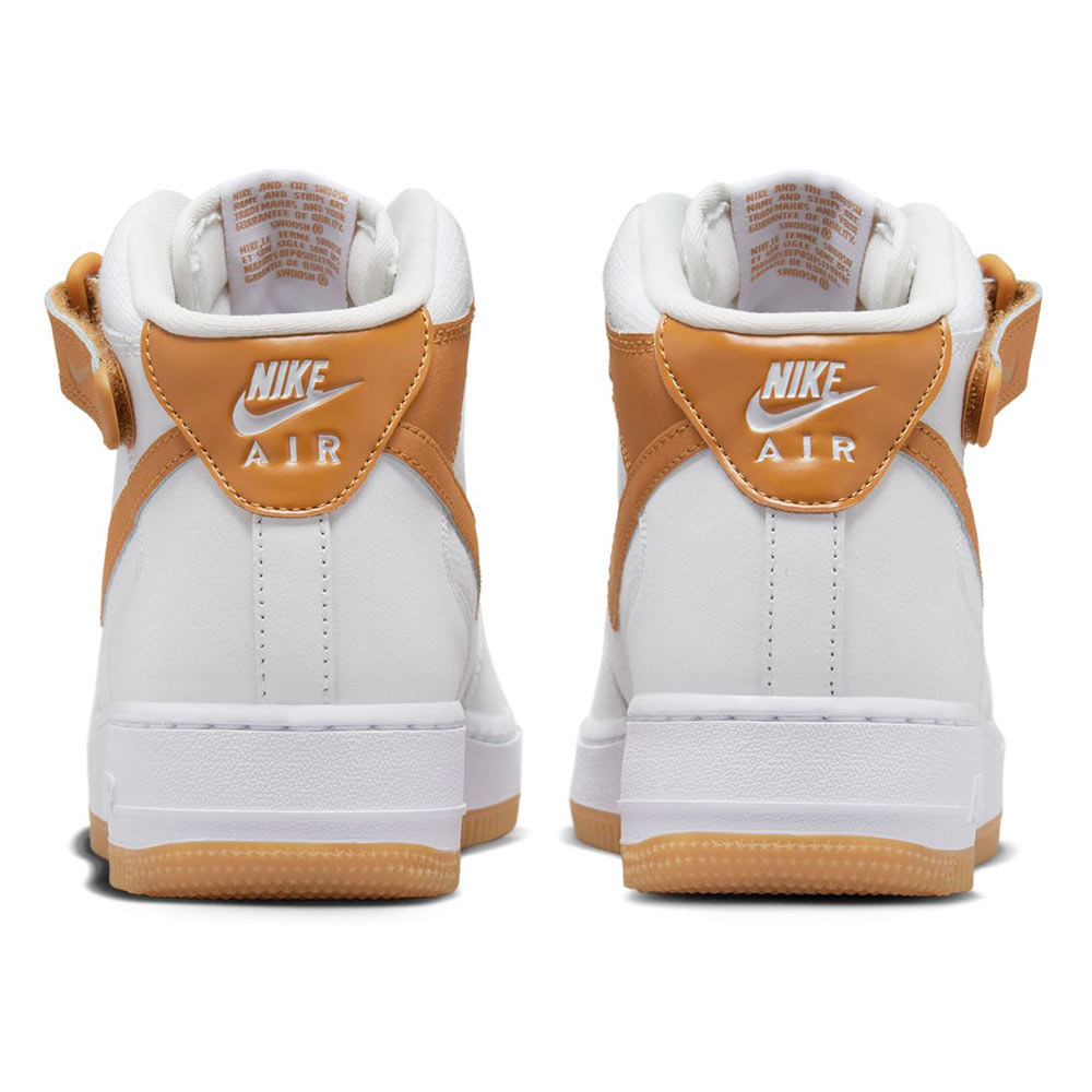 White nike air force 1 store high top