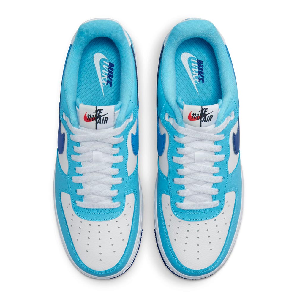 Nike air force one blue sale gale