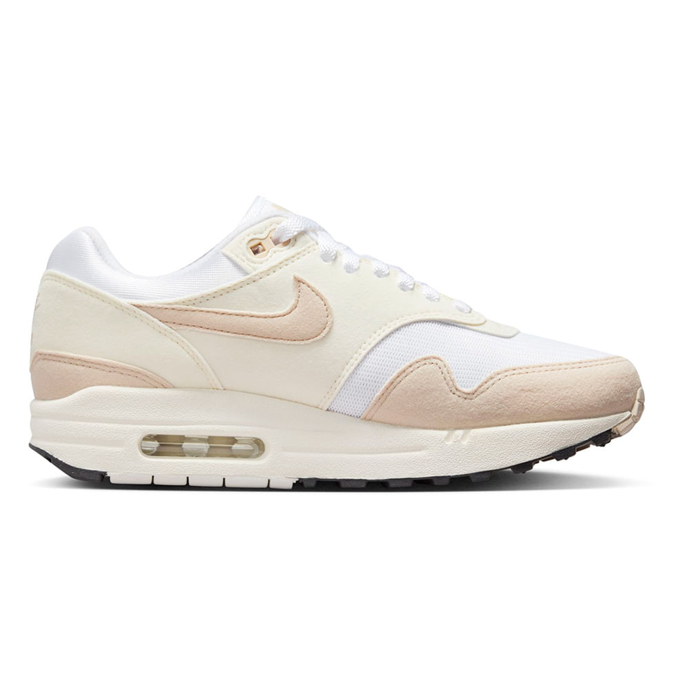 Nike white best sale air max 1