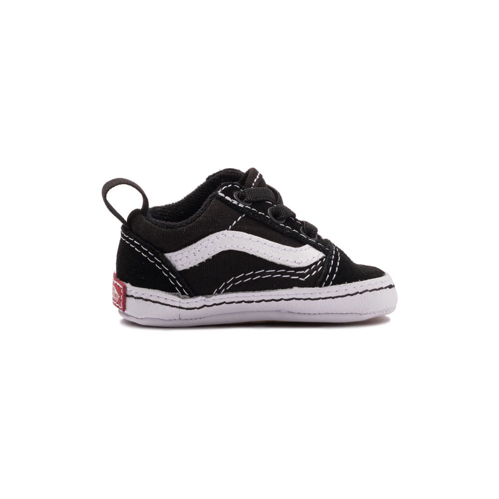 Vans Old Skool "Black/White" — Preto / Branco, ângulo 3