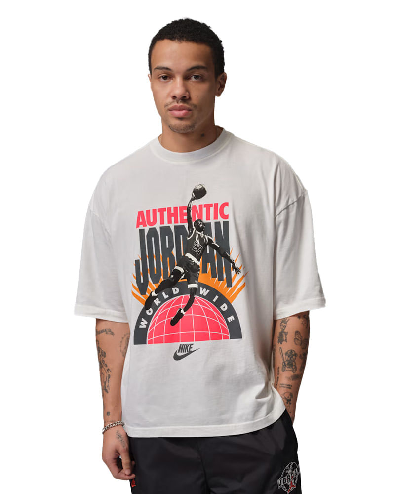Camiseta Jordan Reissue Oversized Crew Masculina