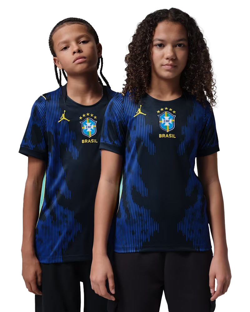 Camisa Jordan Brasil II 2026-27 Juvenil Infantil